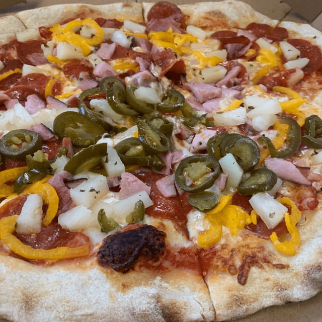 Hawaii Five O Pizza.