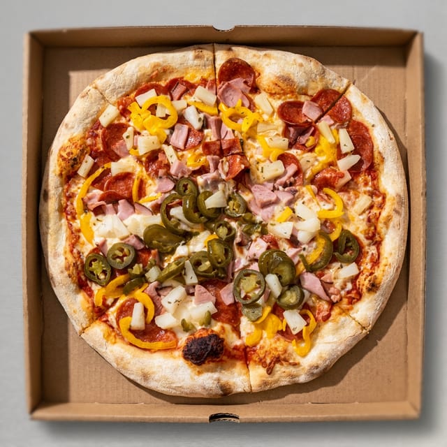 Hawaii Five O Pizza.